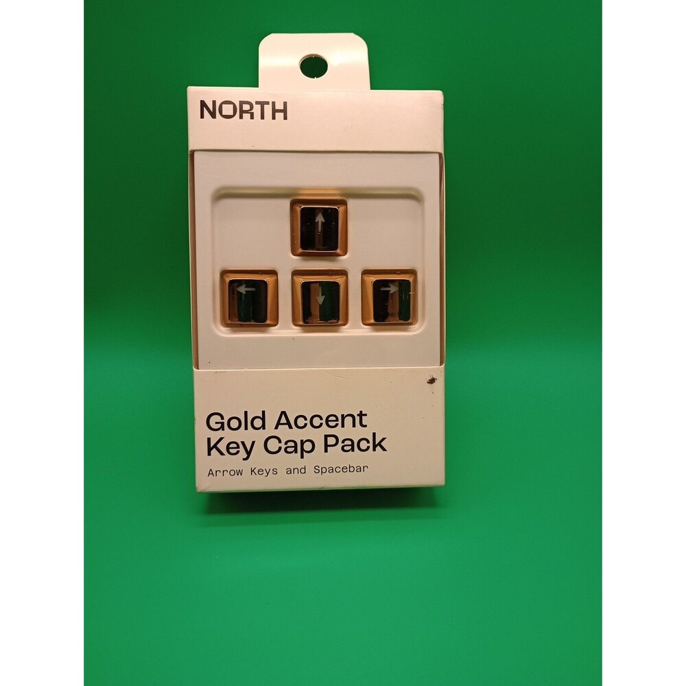 Gold Accent Key Cap Pack For Keyboards, Arrow Keys And Space Bar